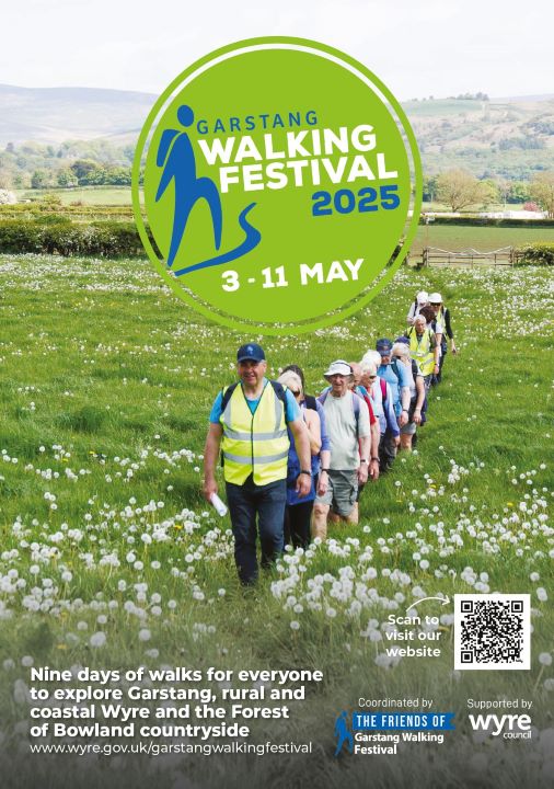 Garstang walking festival brochure cover 2025