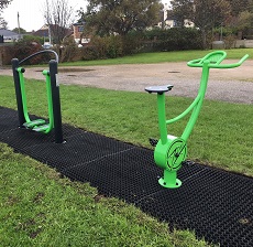 Get fit equipment at King George V playing field in Fleetwood