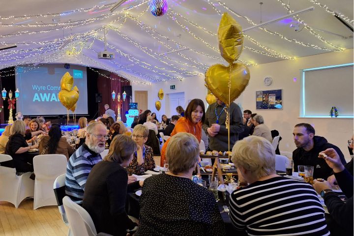 People attending the local community heroes awards 2024