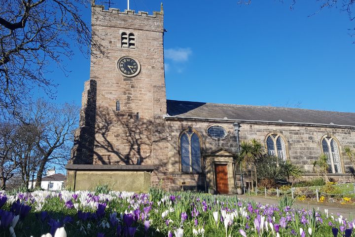 St Chads church in Poulton